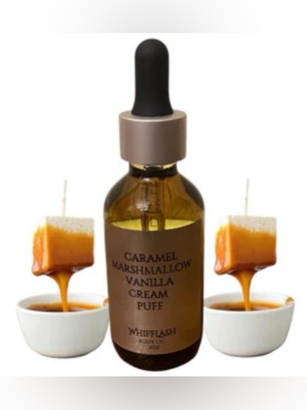 Caramel Marshmallow Vanilla Cream Puff Body Oil New by WHIFFLASH